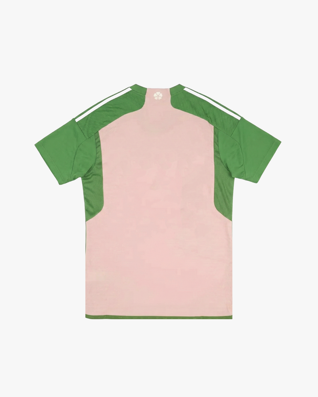 Rear view of the Embroidered Japan Nigo 2022 kit, showcasing the clean gradient pattern and signature branding on the back neck.